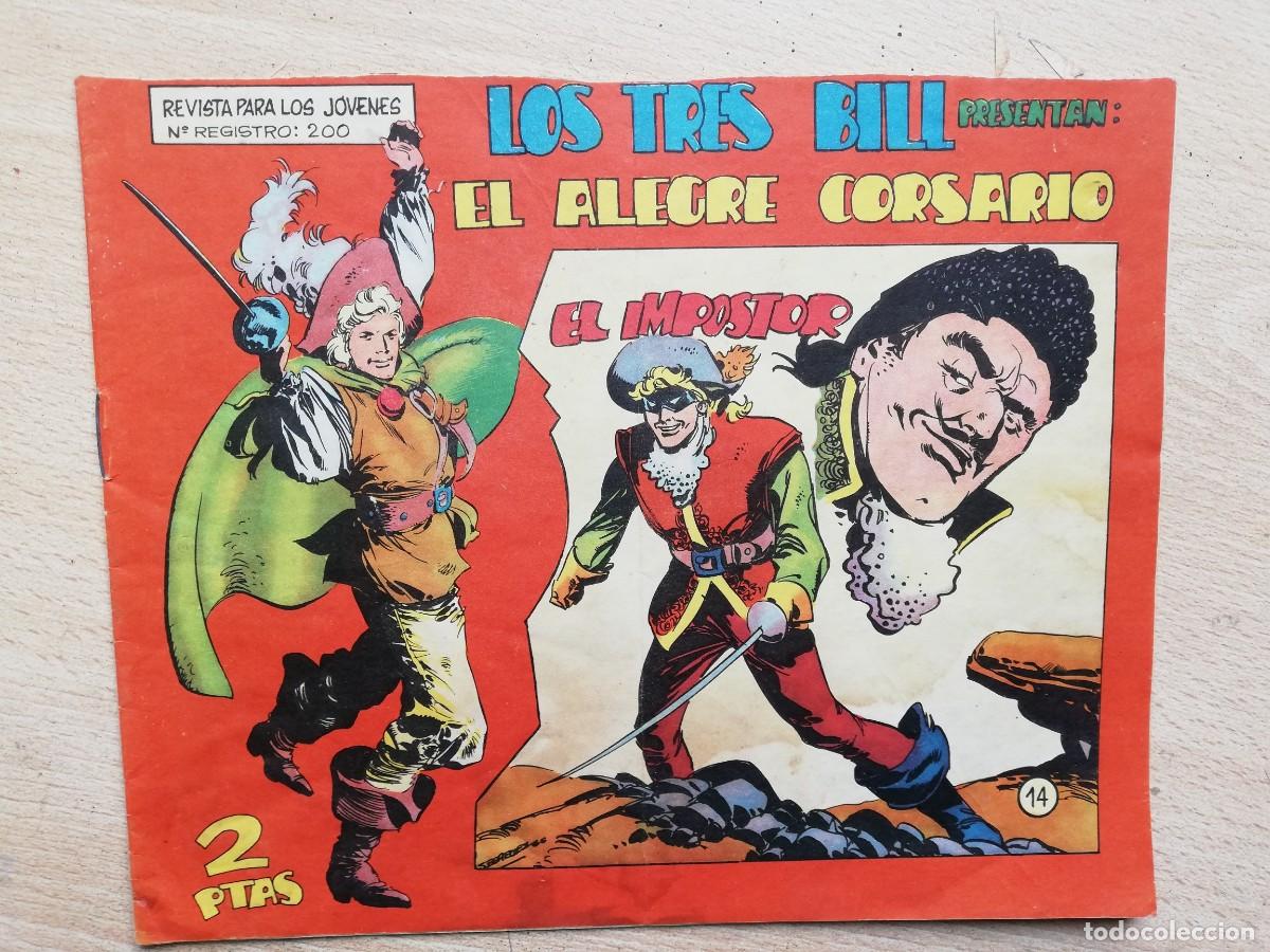 Tebeos: Colecci&oacute;n original EL ALEGRE CORSARIO - Foto 2