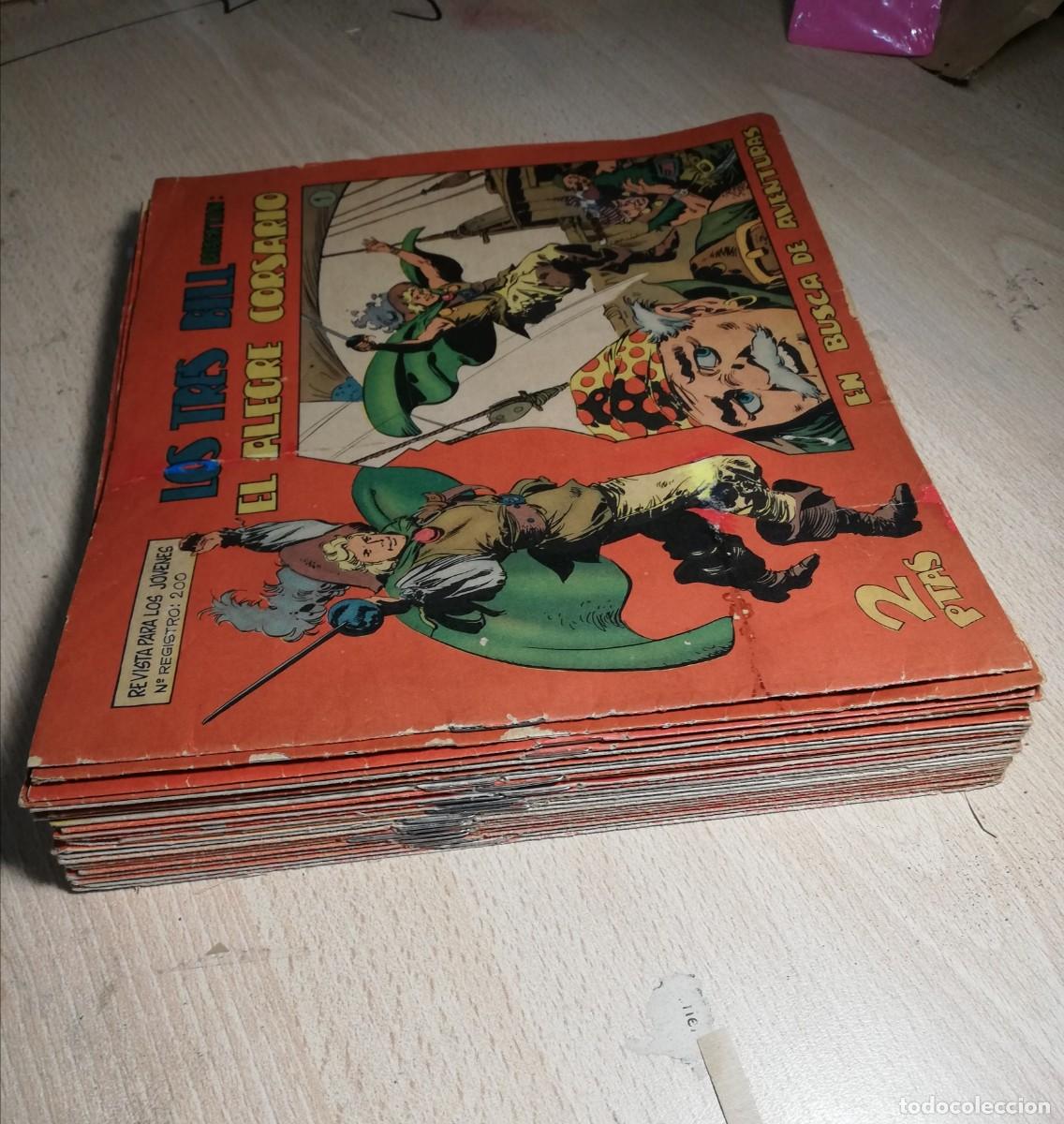 Tebeos: Colecci&oacute;n original EL ALEGRE CORSARIO - Foto 4