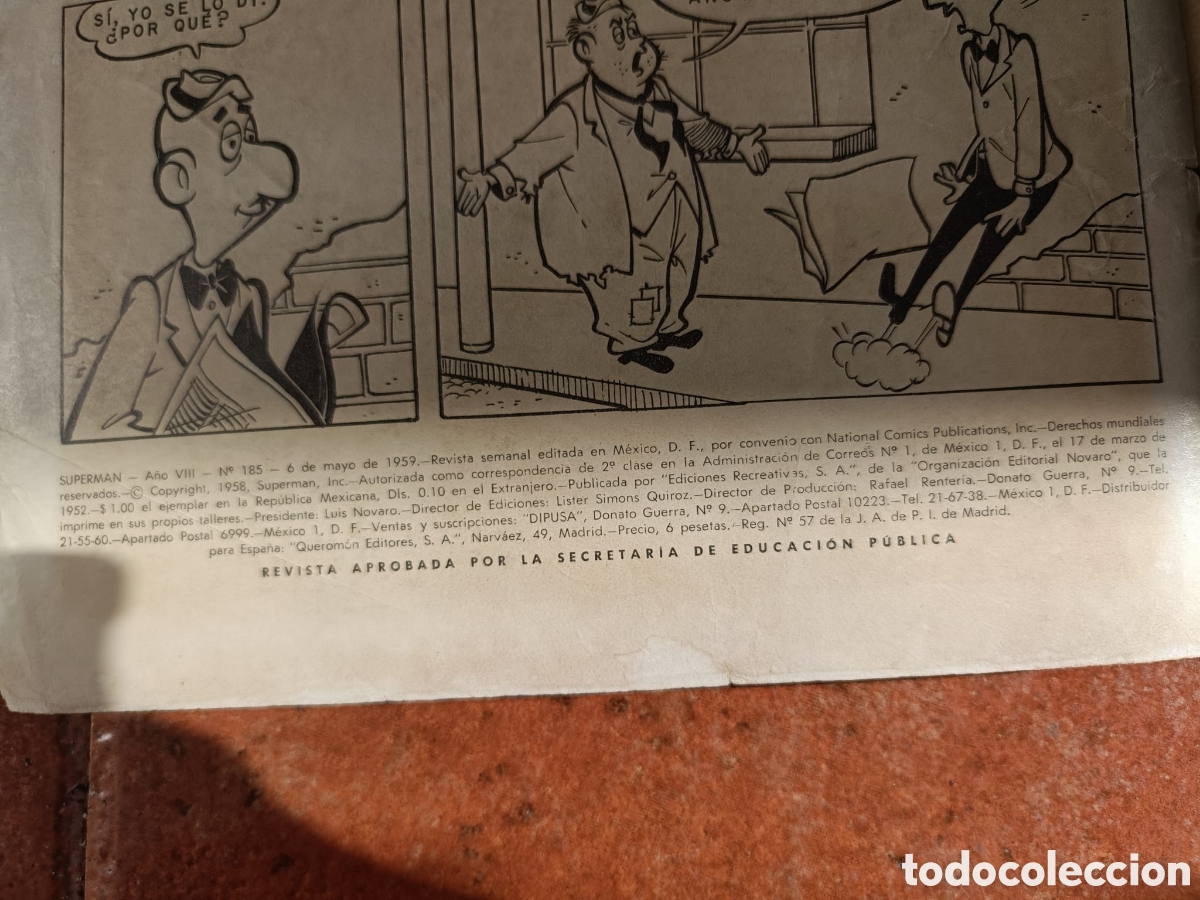 Tebeos: ANTIGUO C&Oacute;MIC SUPERMAN DE 1959 - Foto 3