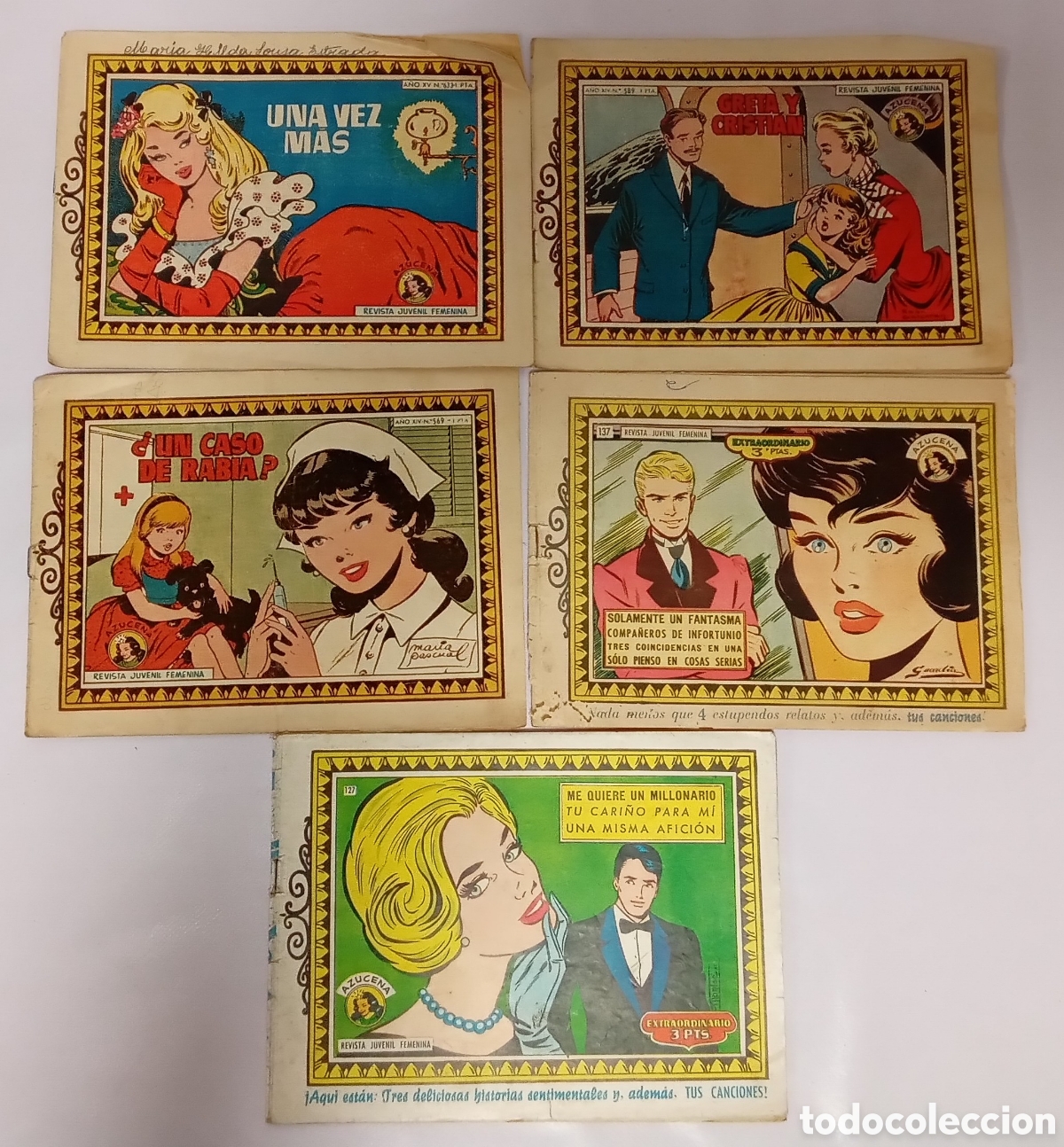 Tebeos: Colecci&oacute;n azucena lote 23 comic ediciones Toray - Foto 5