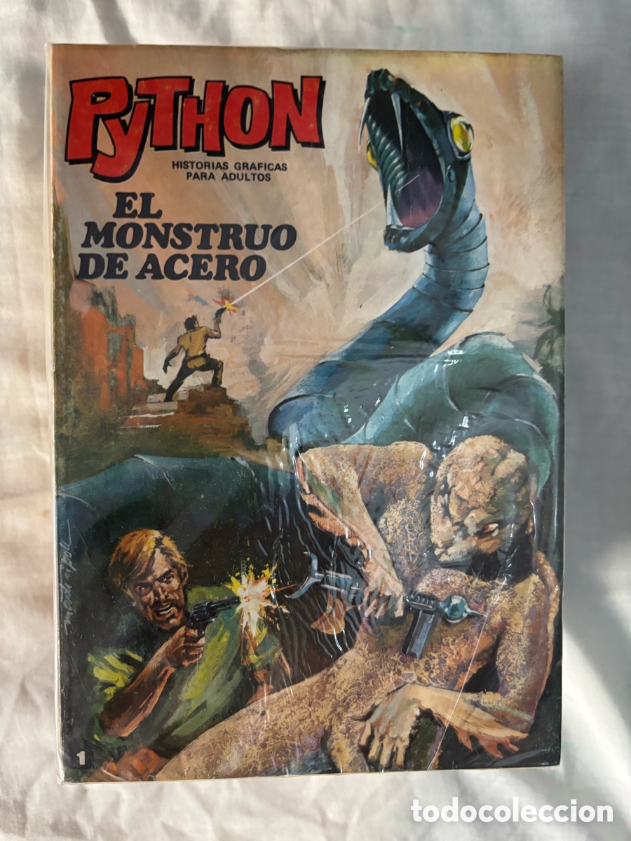 Tebeos: PYTHON - COLECCI&Oacute;N CASI COMPLETA (FALTA N&ordm; 5) DE 29 N&Uacute;MEROS (IBERO MUNDIAL DE EDICIONES) - Foto 1