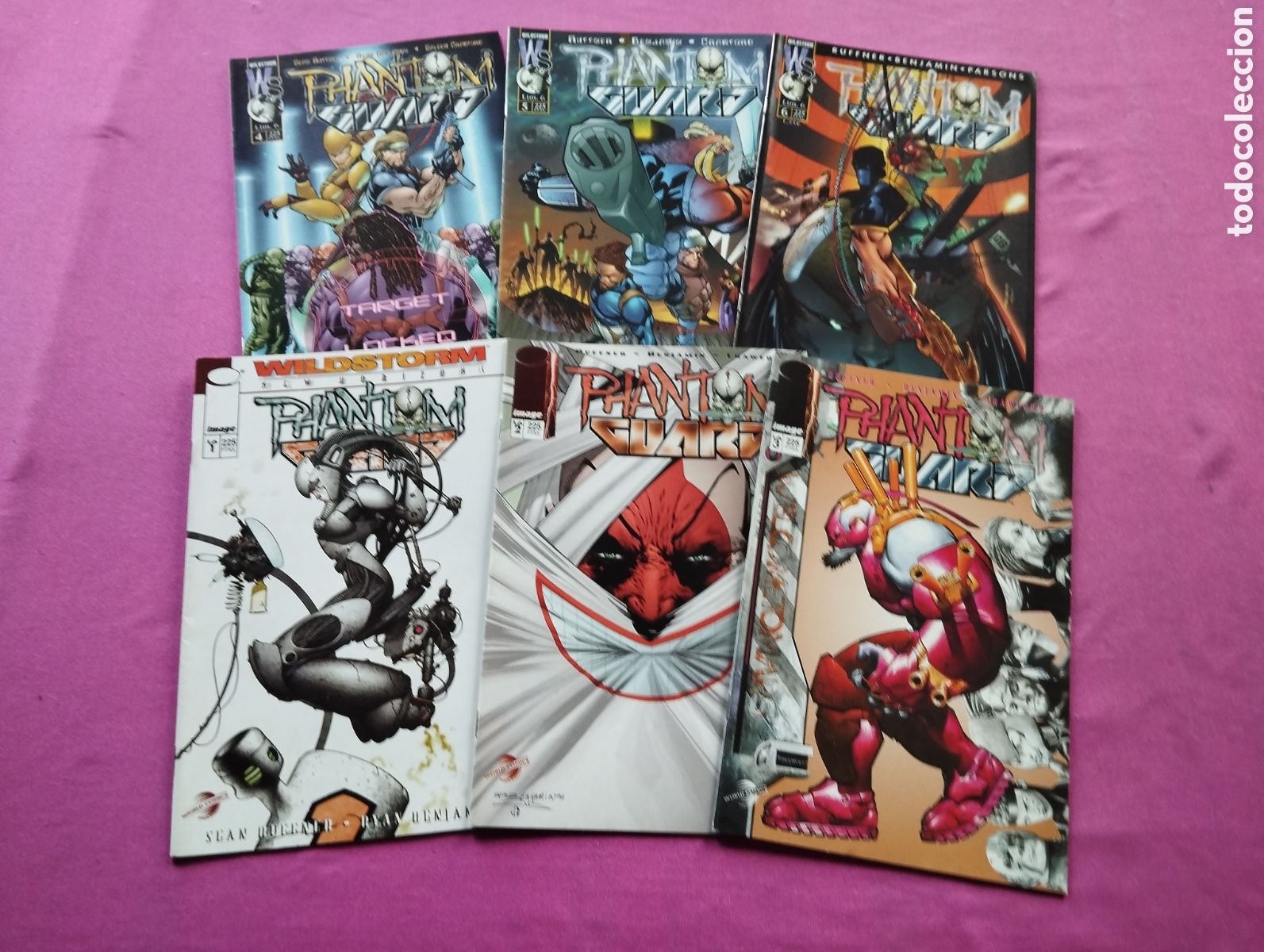 Tebeos: PHANTOM GUARD 6 COMPLETA WILDSTORM IMAGE L1C6 4 - Foto 1