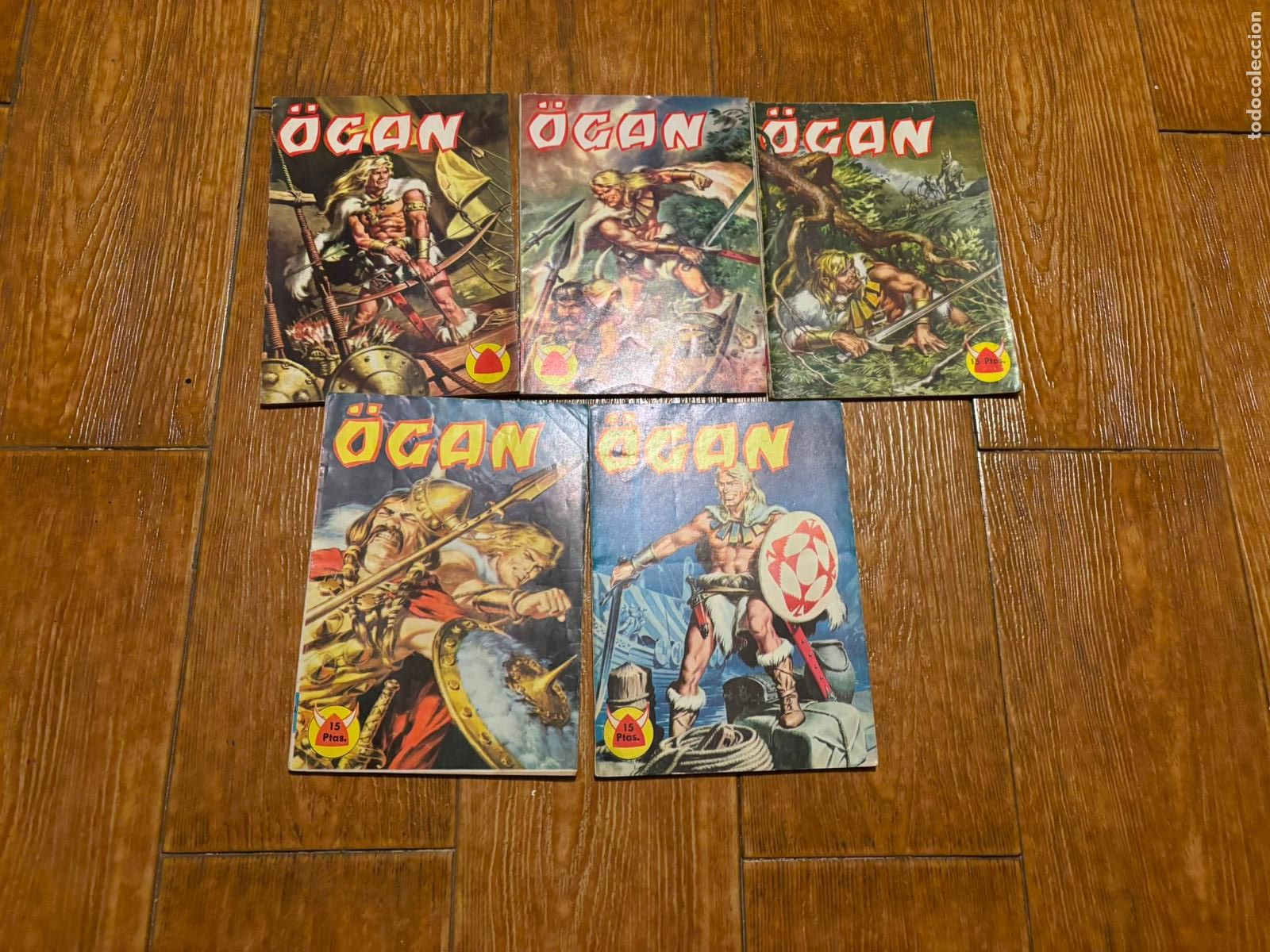 Tebeos: OGAN COLECCI&Oacute;N COMPLETA 5 NUMEROS EDITORIAL BOIXHER - Foto 1
