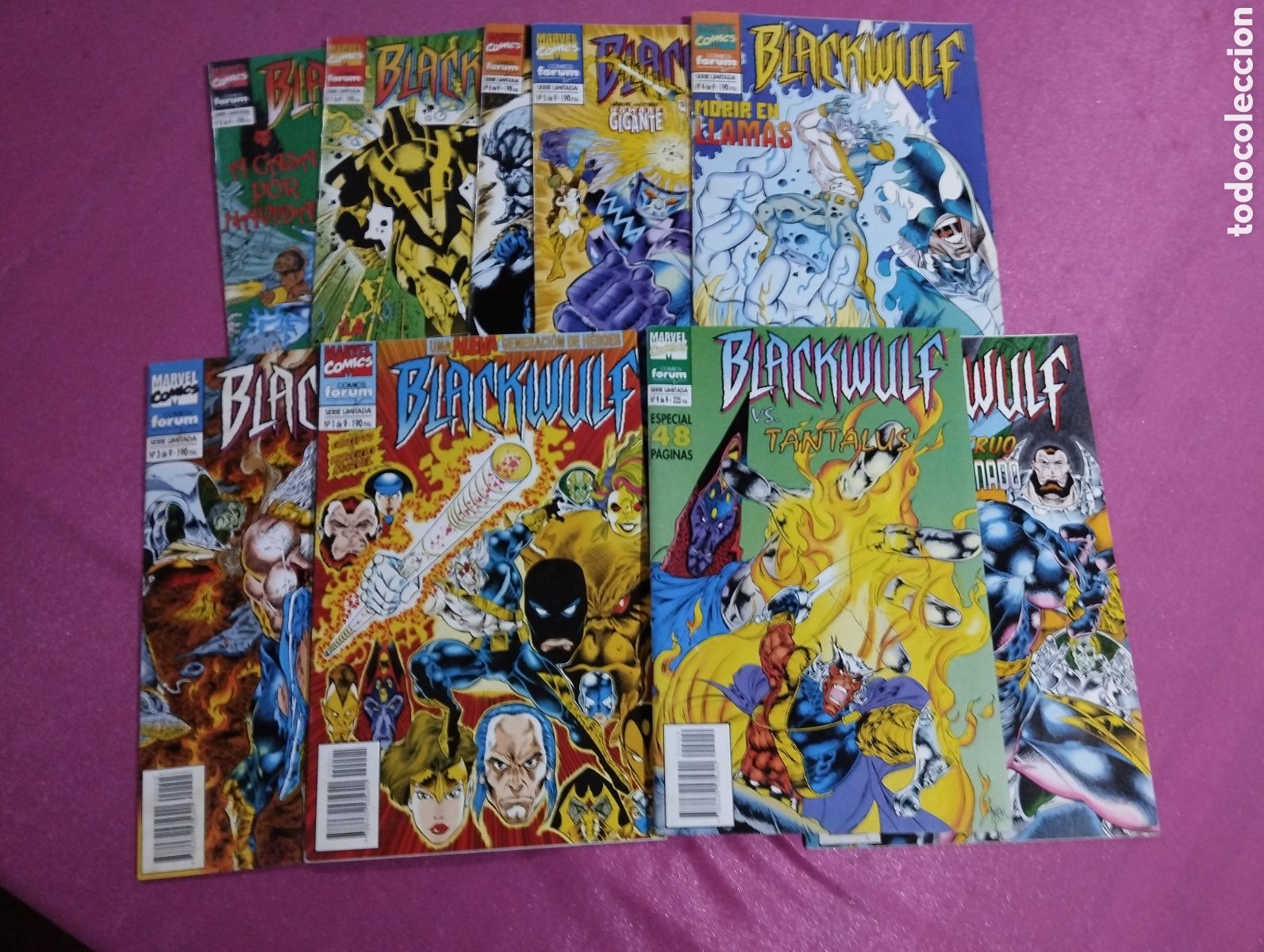 Tebeos: BLACKWULF 9 COMPLETA FORUM BUEN ESTADO L19 4.