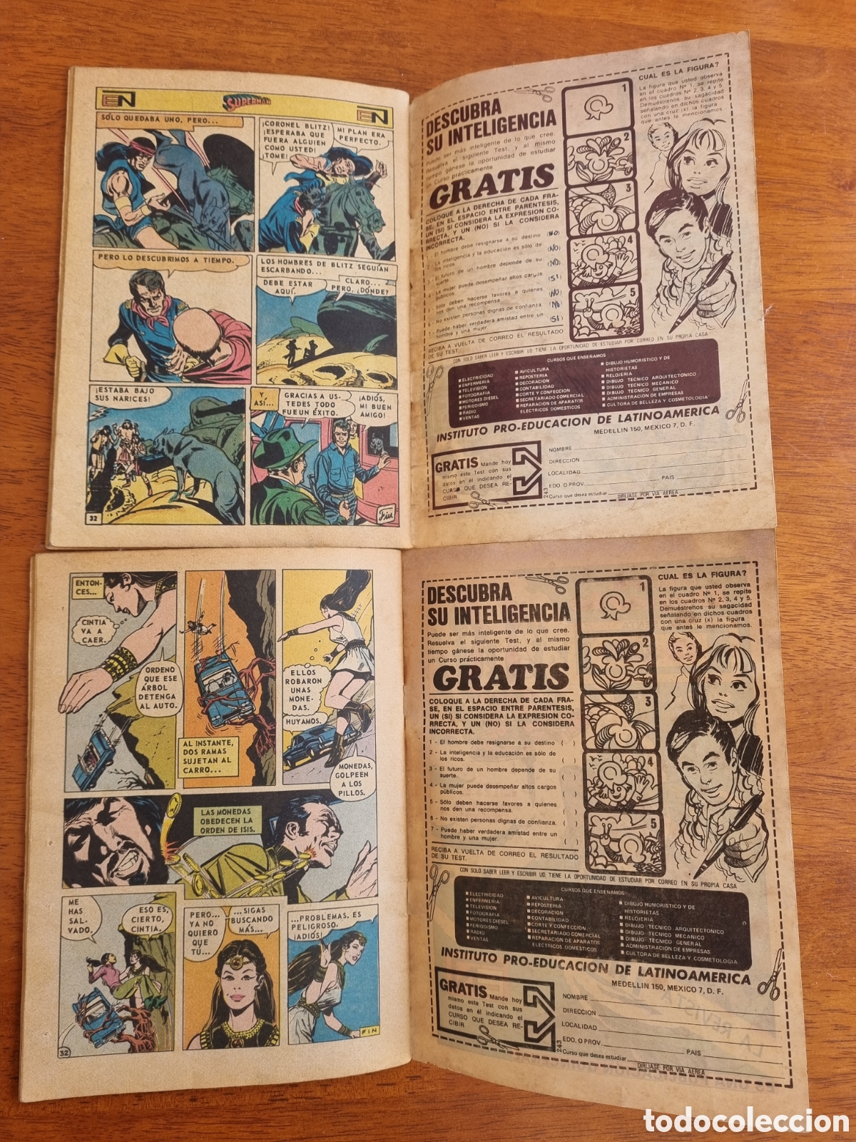 Tebeos: 2 C&oacute;mics Superm&aacute;n Editorial Novaro a&ntilde;o 1977 - Foto 4