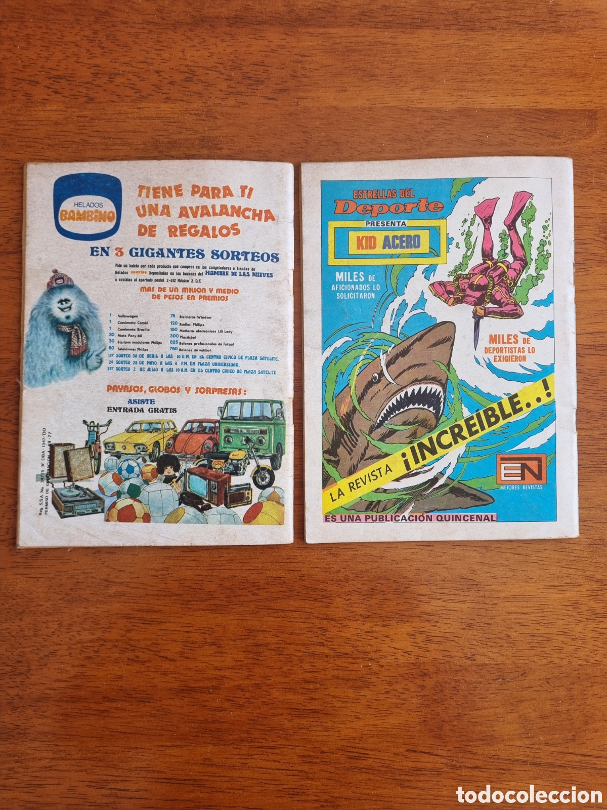 Tebeos: 2 C&oacute;mics Superm&aacute;n Editorial Novaro a&ntilde;o 1977 - Foto 5