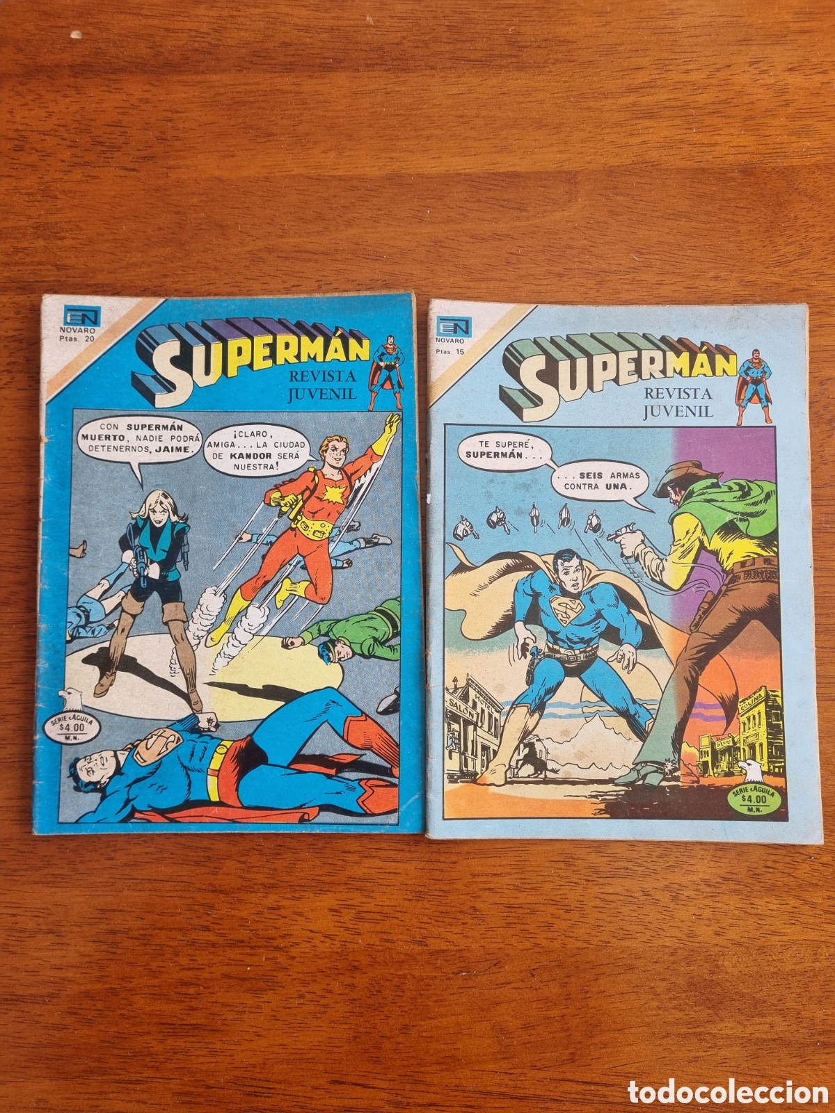 Tebeos: 2 C&oacute;mics Superm&aacute;n Editorial Novaro a&ntilde;o 1977 - Foto 1