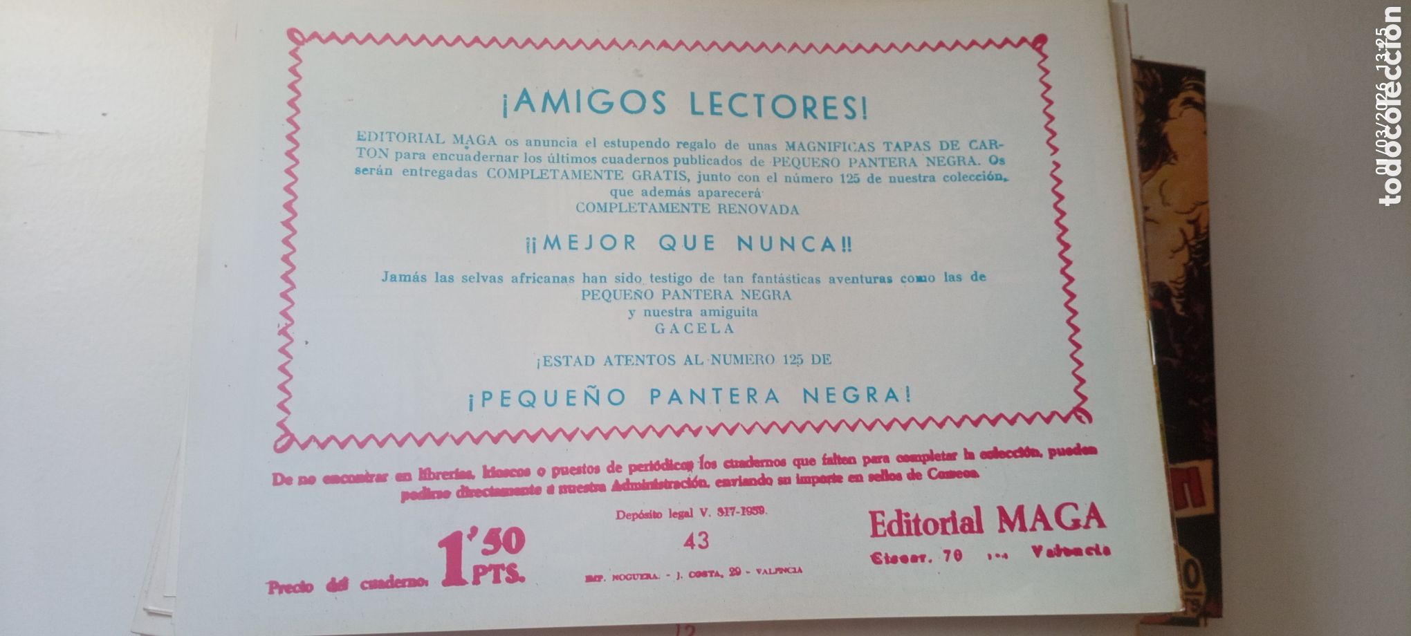 Tebeos: COMIC BENGALA 1&ordf; &Eacute;POCA COLECCI&Oacute;N COMPLETA DE 54 N&Uacute;MEROS - Foto 3