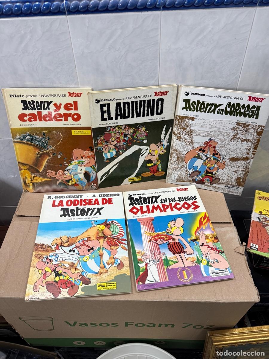 Tebeos: Lote de 40 Comic asterix y obelix distintas editoriales y &eacute;pocas - Foto 2