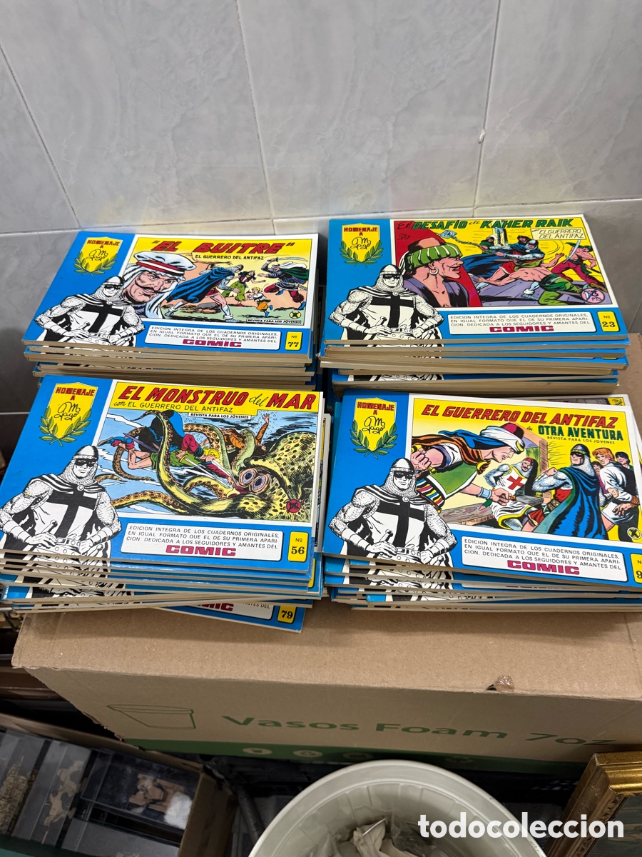 Tebeos: Colecci&oacute;n completa el guerrero del antifaz - Foto 1