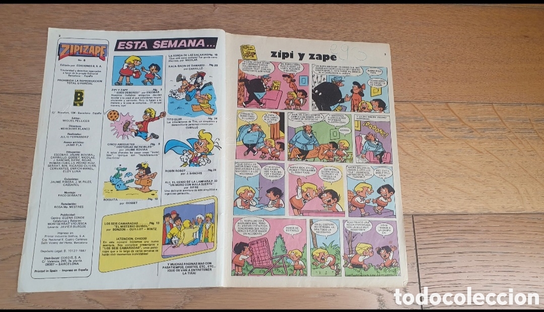 Tebeos: Dos c&oacute;mics Zipi y Zape d&eacute;cada de los 80 - Foto 6