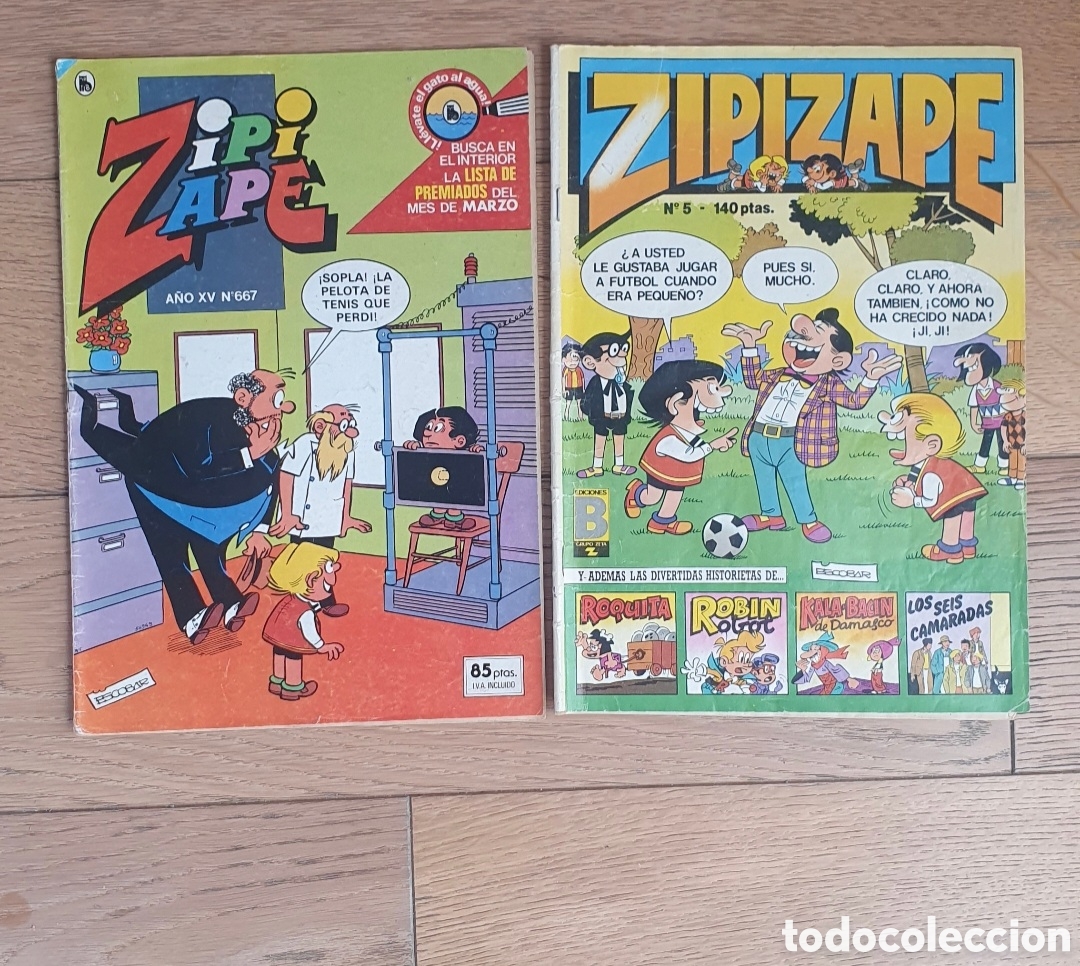 Tebeos: Dos c&oacute;mics Zipi y Zape d&eacute;cada de los 80 - Foto 1