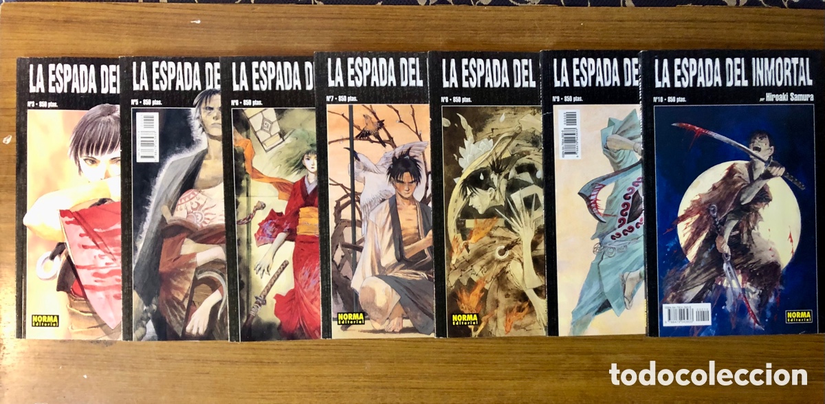 Tebeos: LA ESPADA DEL INMORTAL,7 EJEMPLARES DE 10,(EDITORIAL NORMA) - Foto 1