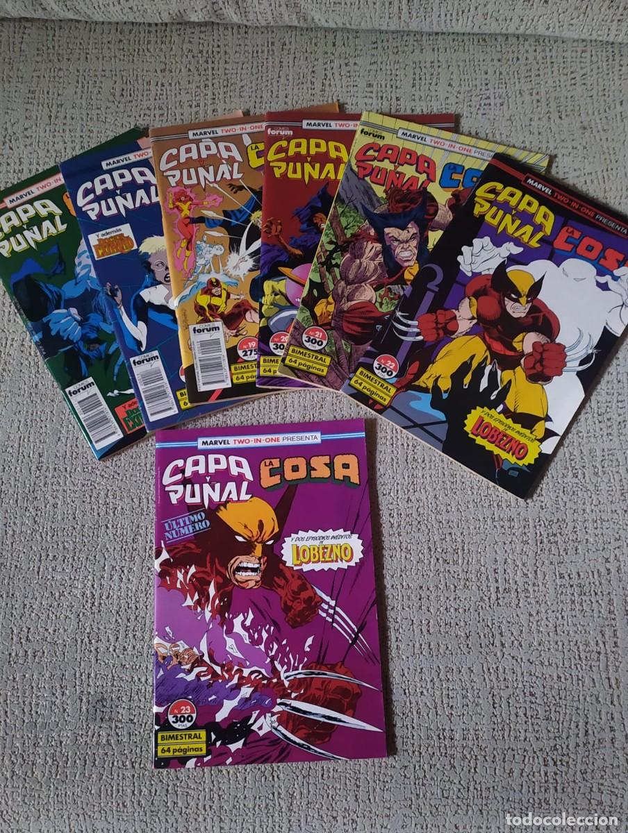 Tebeos: Capa y Pu&ntilde;al + La Cosa- Marvel TWO IN ONE - Completo - 7 numeros - Foto 2