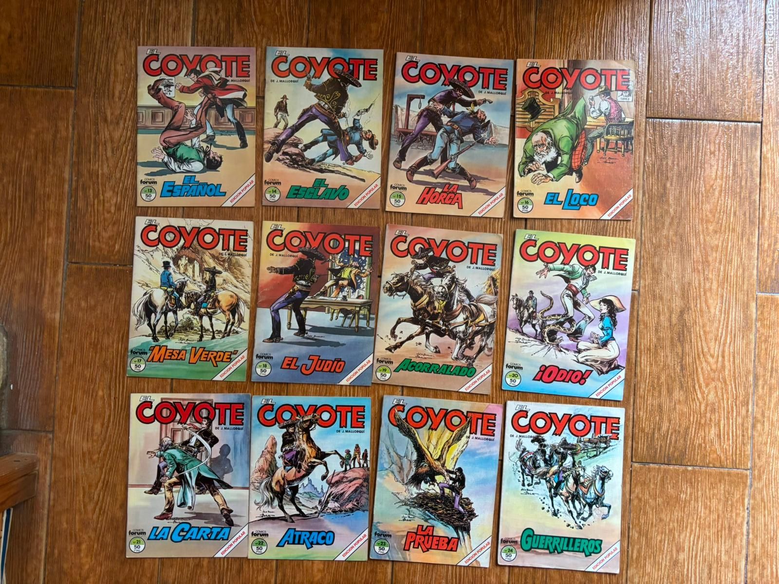 Tebeos: EL COYOTE COLECCION COMPLETA 24 NUMEROS EDICIONES FORUM - Foto 2
