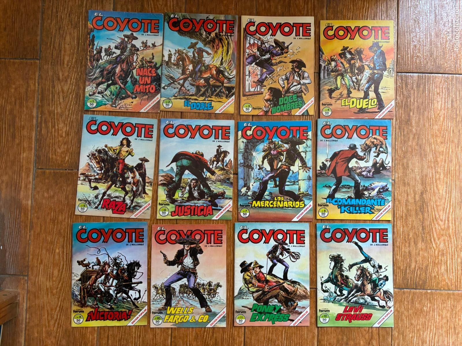 Tebeos: EL COYOTE COLECCION COMPLETA 24 NUMEROS EDICIONES FORUM - Foto 1