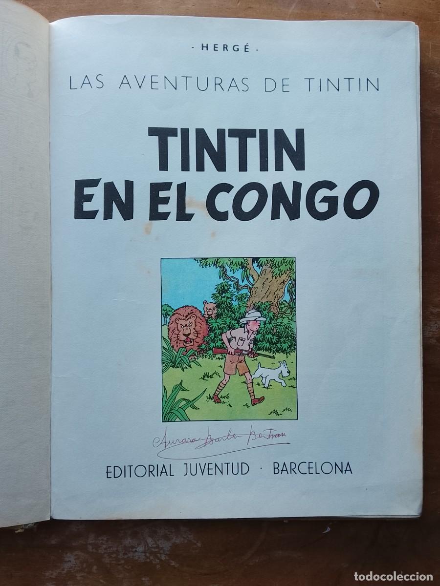 Tebeos: Aventuras de Tint&iacute;n en el Congo - Foto 2