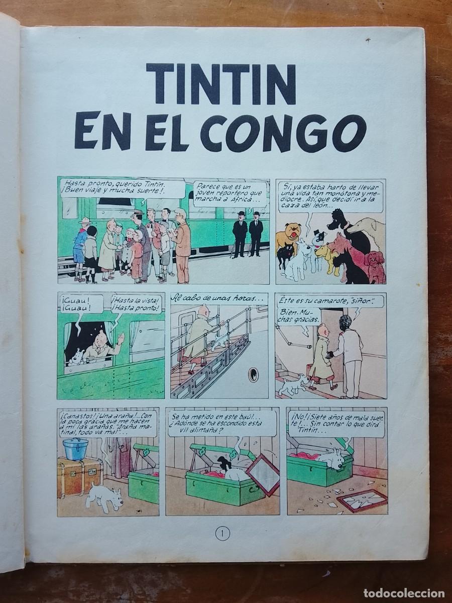 Tebeos: Aventuras de Tint&iacute;n en el Congo - Foto 3