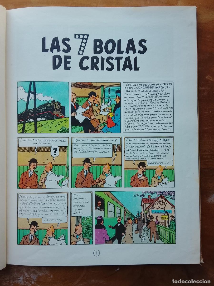 Tebeos: Tint&iacute;n las 7 bolas de cristal 1961 - Foto 4