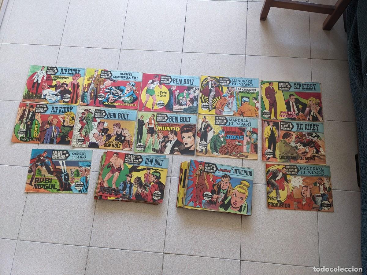 Tebeos: Colecci&oacute;n completa h&eacute;roes modernos, serie a, b y c