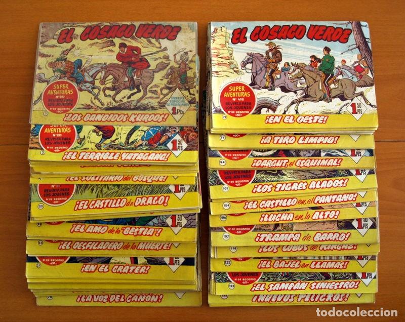 Tebeos: El Cosaco Verde - Editorial Bruguera 1960 - Colecci&oacute;n Completa 144 ejemplares