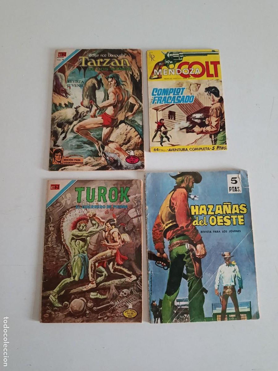 Tebeos: 4 tebeos de los a&ntilde;os 70