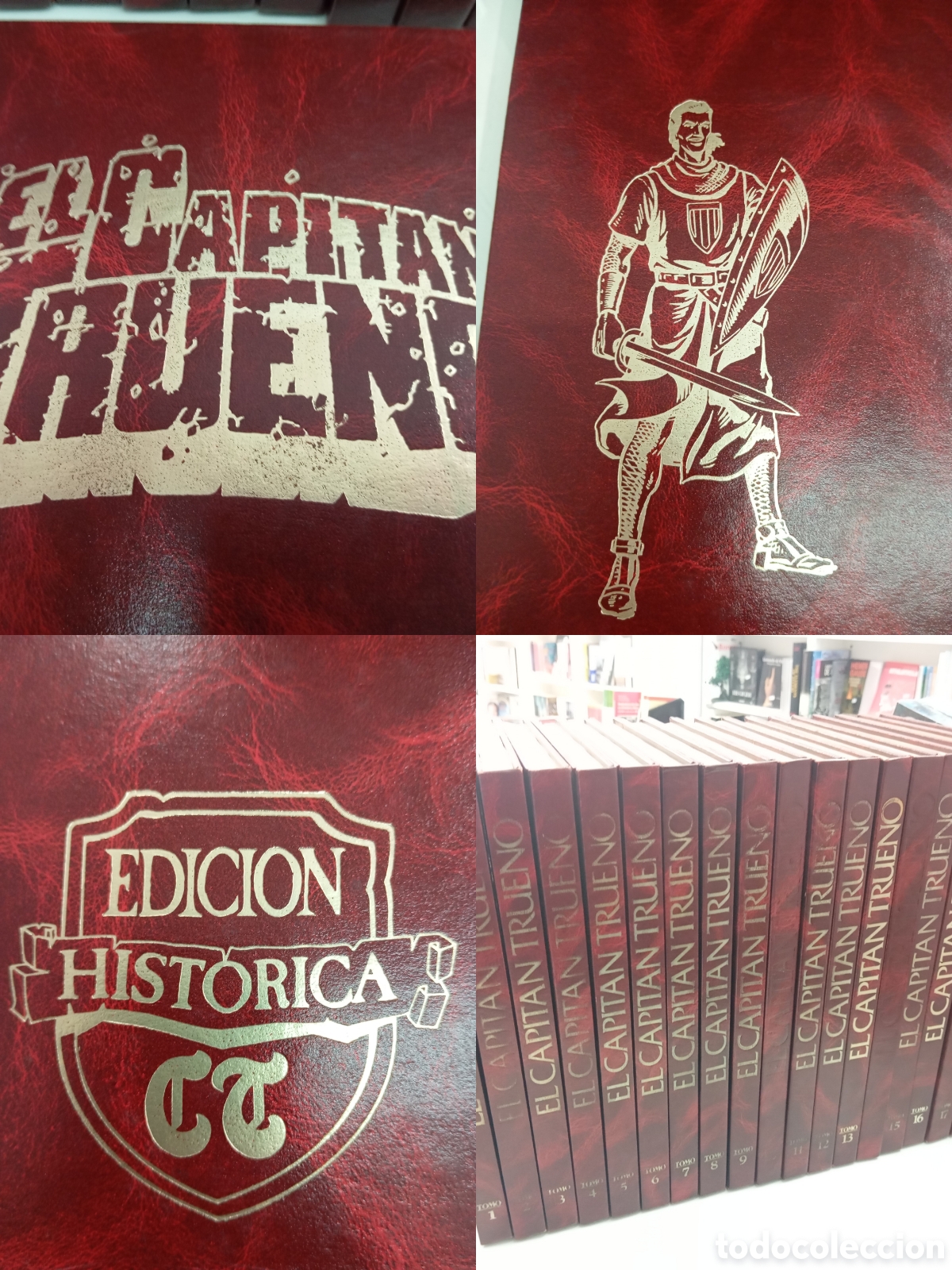 Tebeos: CAPITAN TRUENO EDICION HISTORICA 18 TOMOS OBRA COMPLETA 148 NUMEROS ENCUADERNADOS LUJO PERFECTOS