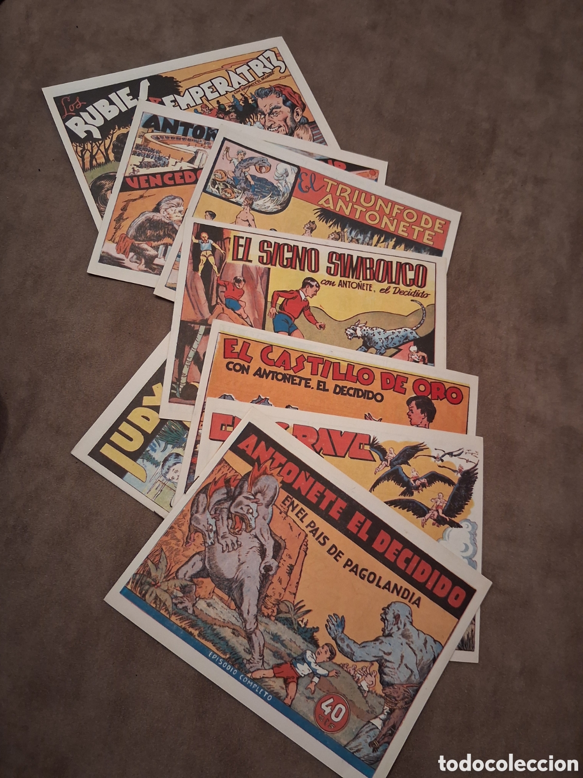 Tebeos: COLECCION COMPLETA COMICS REEDICION ANTO&Ntilde;ETE EL DECIDIDO 8 EJEMPLARES