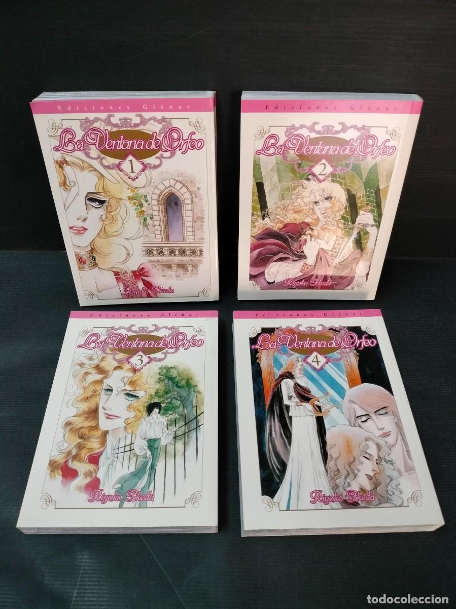 Tebeos: LA VENTANA DE ORFEO - RIYOKO IKEDA - LOTE 4 Nos. 1, 2, 3, 4 GLENAT COMO NUEVOS!!