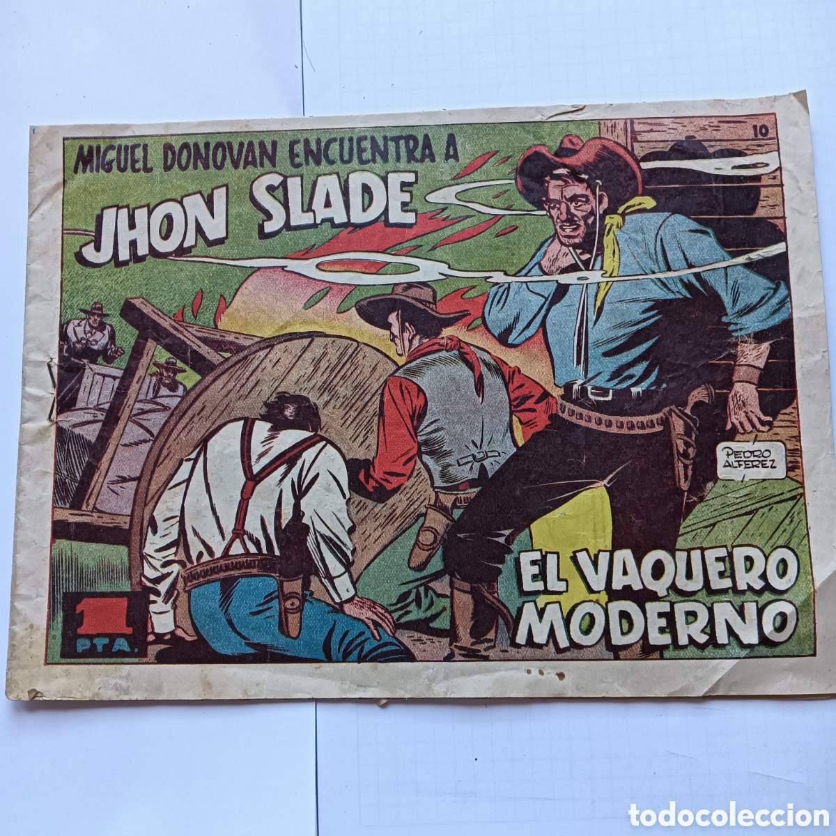 Tebeos: JHON SLADE N&Uacute;M 10 &Uacute;LTIMO EDI.FAVENCIA ORIGINAL