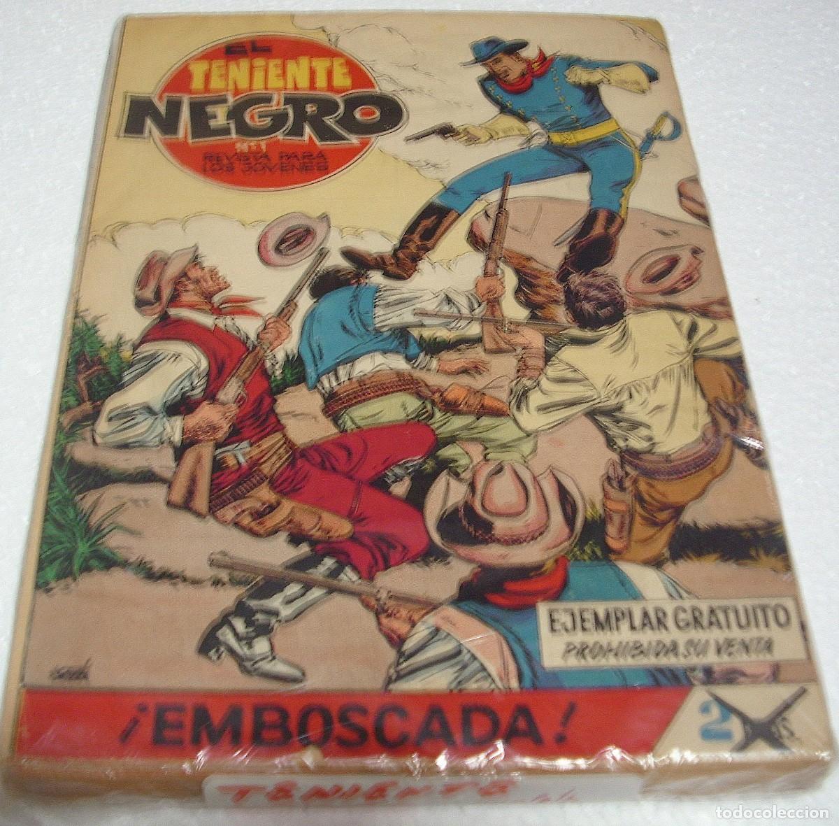 Tebeos: EL TENIENTE NEGRO ORIGINAL COMPLETA BRUGUERA 1962-30 TEBEOS-MUY BIEN-LEER TODO VER FOTOS