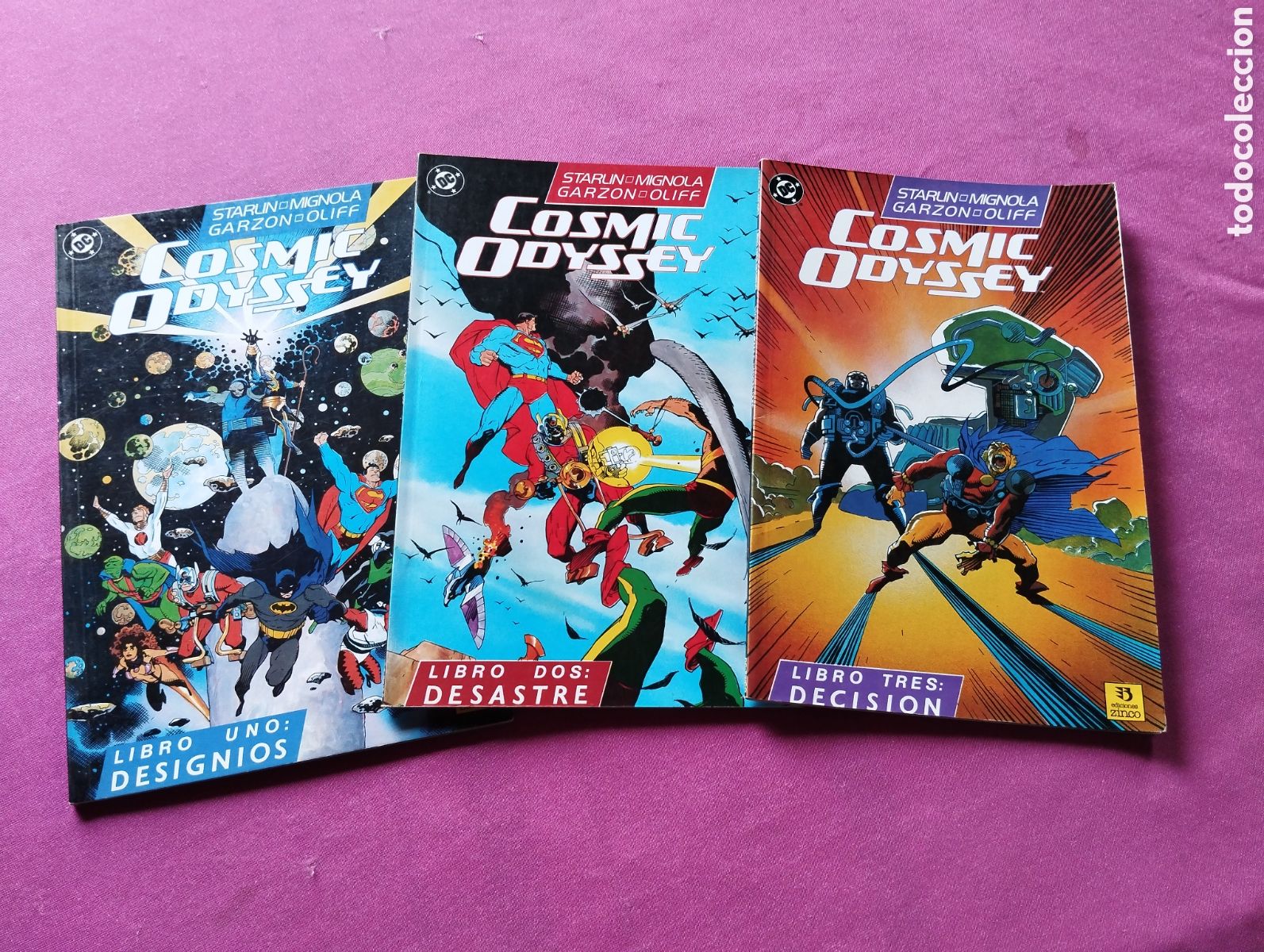 Tebeos: COSMIC ODYSSEY 1 2 3 IN COMPLETA ZINCO B L115 3