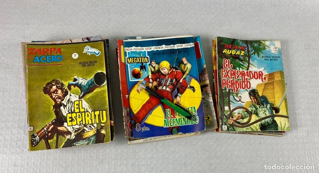 Tebeos: Lote de novela gr&aacute;fica tem&aacute;tica acci&oacute;n, a&ntilde;os 60 en buen estado.