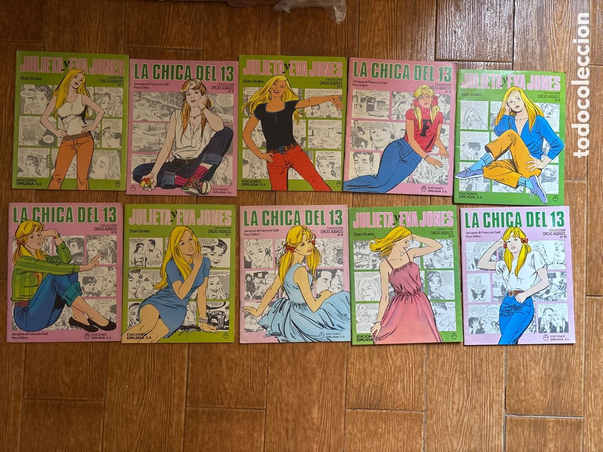 Tebeos: COLECCI&Oacute;N CHICAS AUDACES. COMPLETA. JULIETA JONES/CHICA DEL 13. DRUIDA 1982