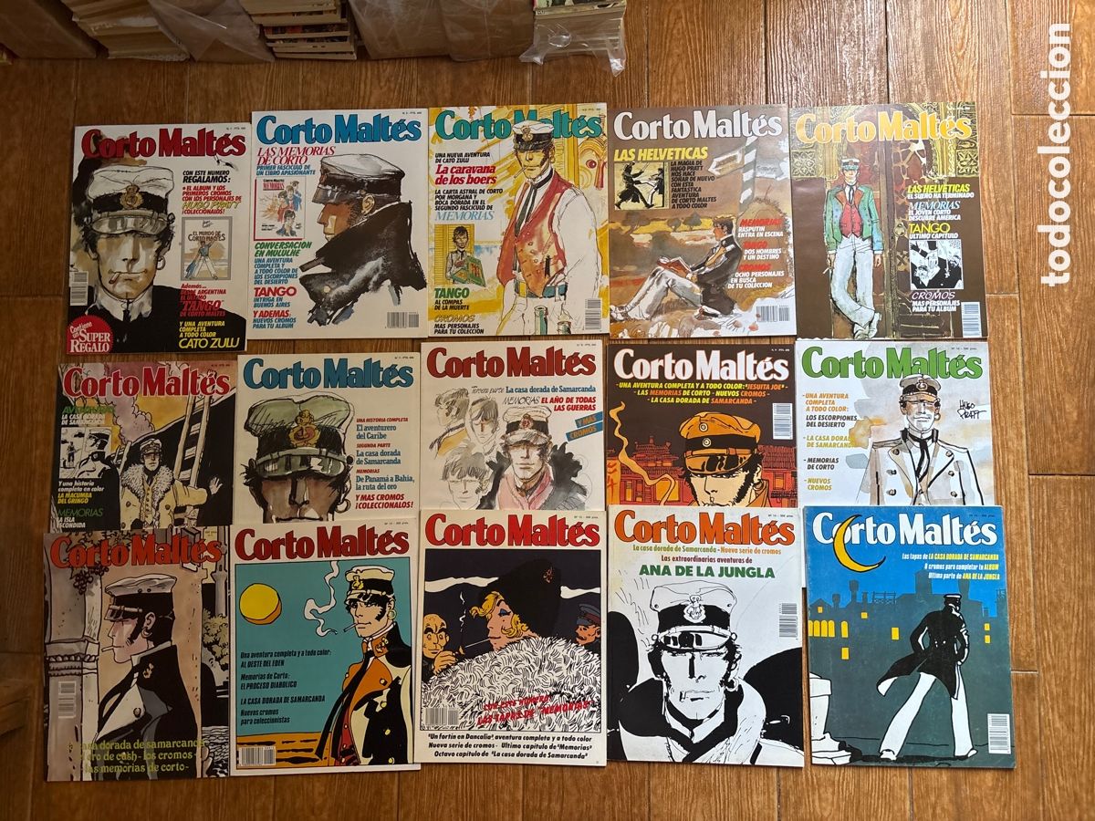 Tebeos: CORTO MALTES COLECCION COMPLETA 15 NUMEROS NEW COMIC 1988
