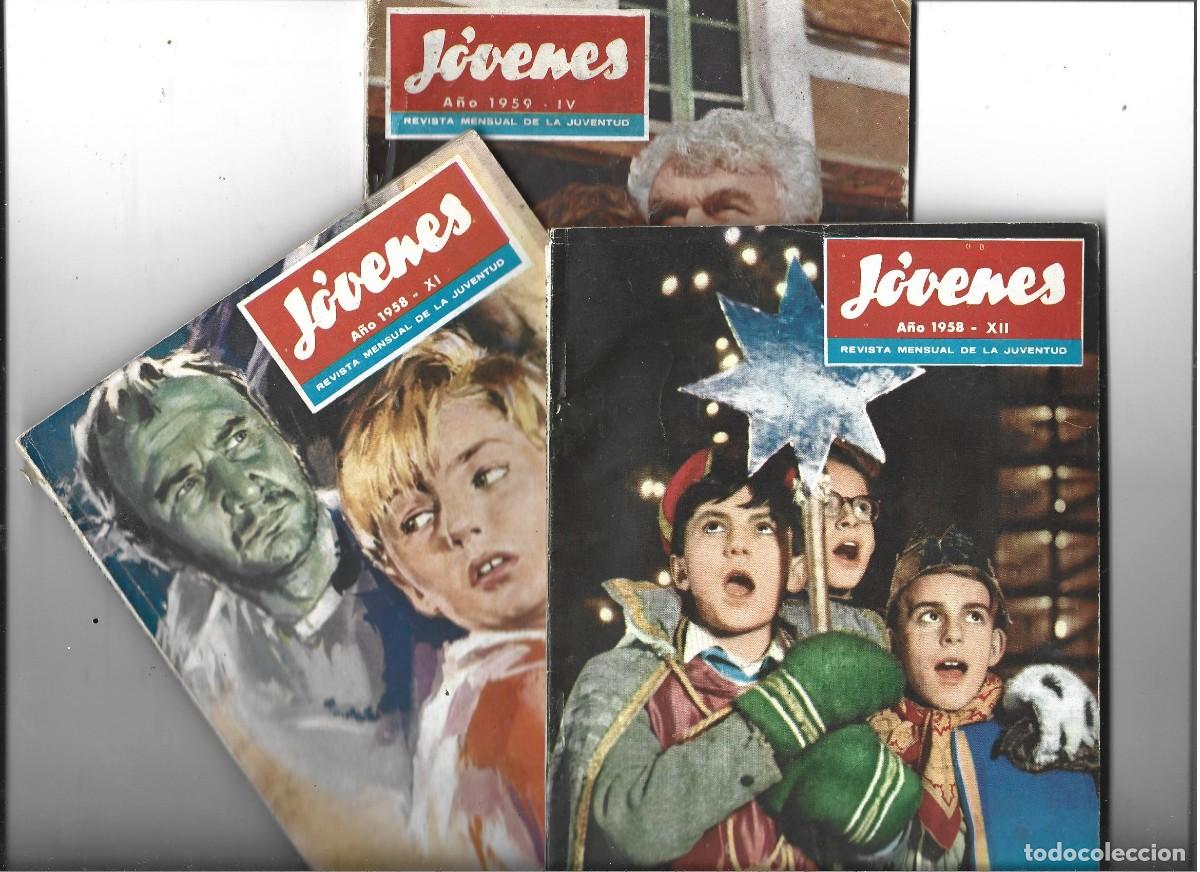 Tebeos: JOVENES REVISTA MENSUAL PARA JOVENES LOTE ( 7 )
