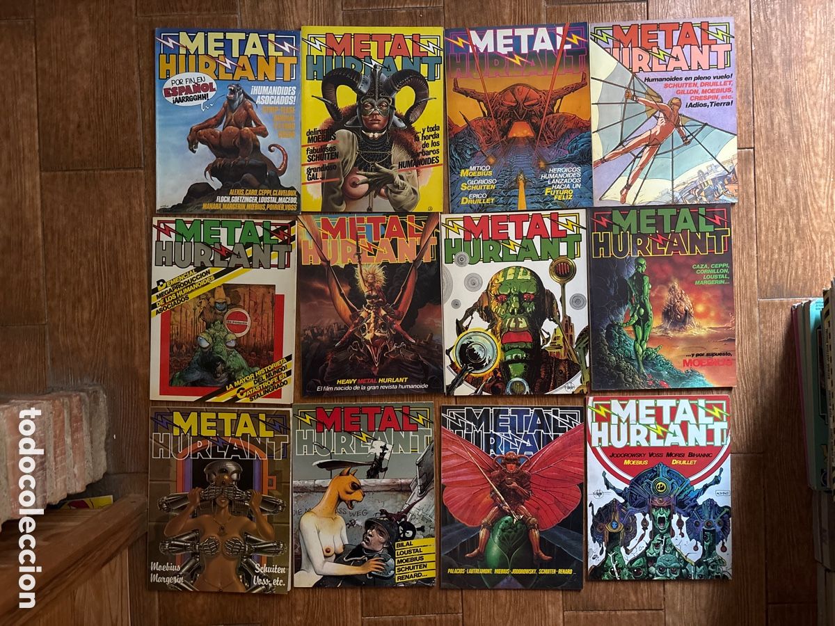 Tebeos: COLECCION COMPLETA METAL HURLANT 47 NUMS + 3 EXTRAS. NUEVA FRONTERA