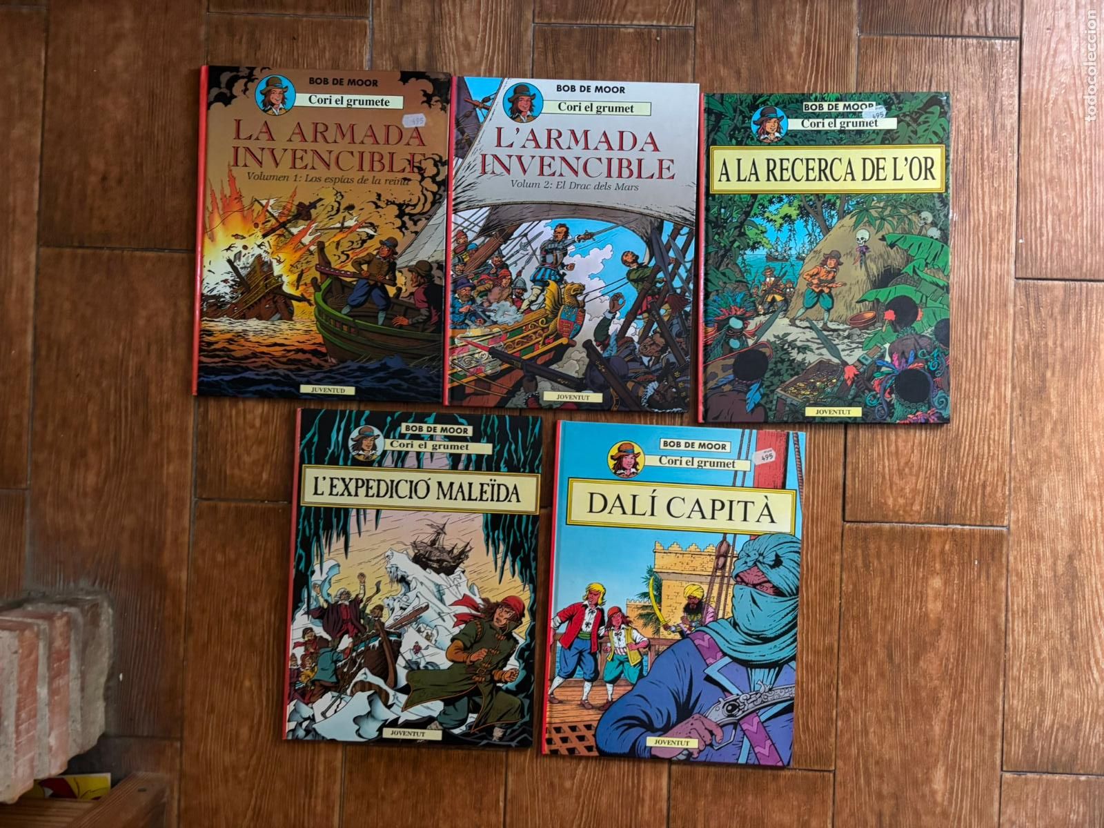 Tebeos: CORI EL GRUMET COLECCION COMPLETA 5 TOMOS EDITORIAL JUVENTUT DE BOB DE MOOR EN CATALAN