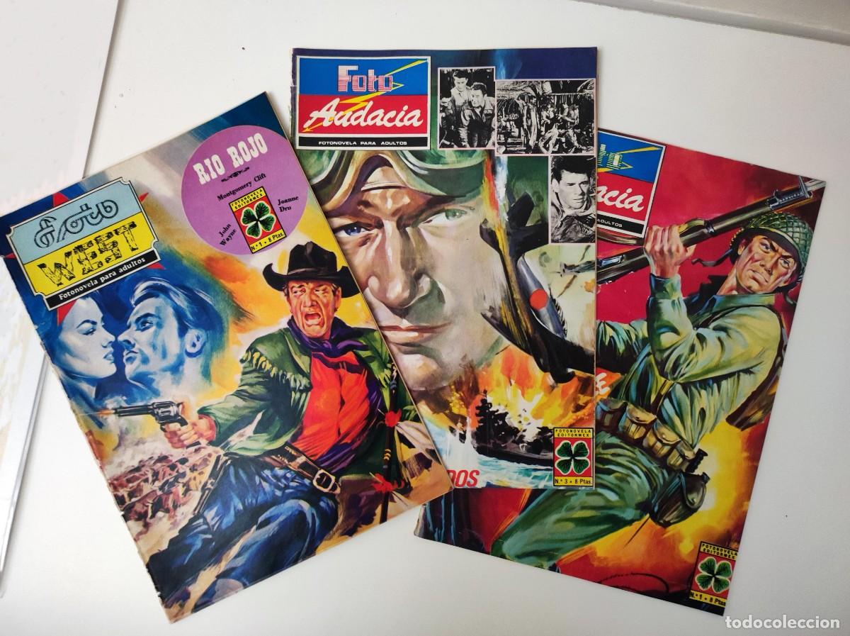 Tebeos: Lote FOTO-WEST y FOTO-AUDACIA: tres n&uacute;meros, Editorial EDITORMEX, a&ntilde;o 1968
