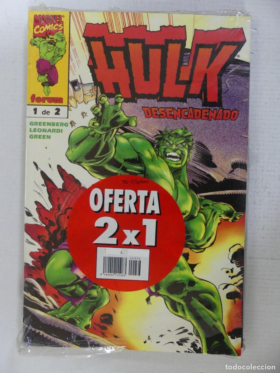 BDs: PACK DE 2 COMICS DE HULK DESENCADENADO