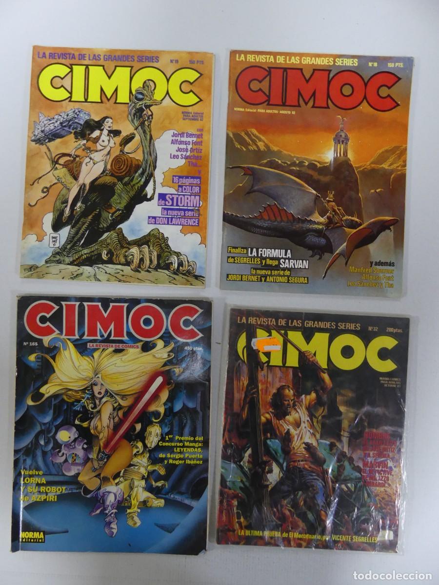Giornalini: LOTE DE 4 COMICS DE COLECCI&Oacute;N CIMOC