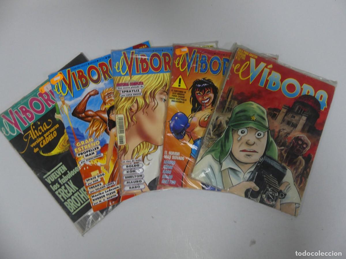 Tebeos: LOTE DE 5 NUMEROS DE COMICS EL VIBORA