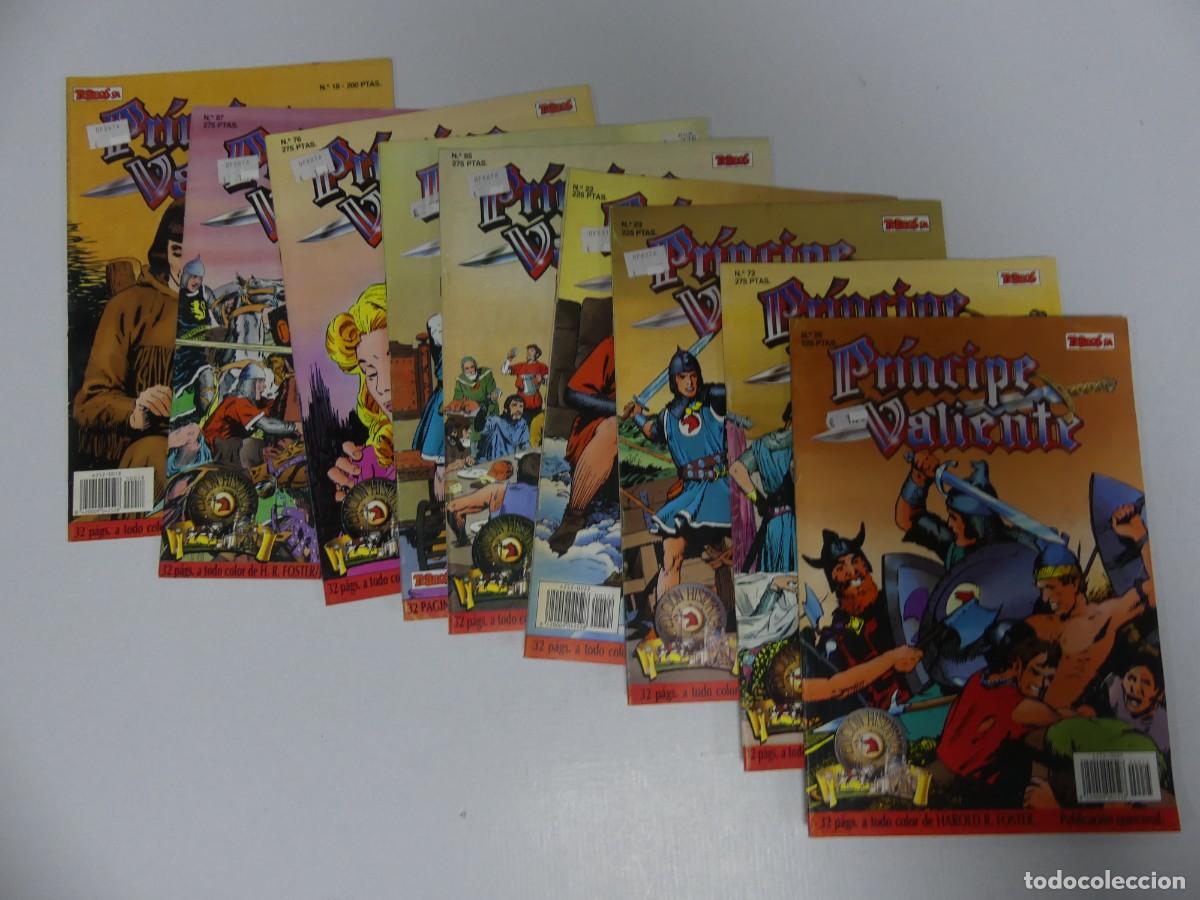 Tebeos: LOTE DE 9 COMICS &ndash; PRINCIPE VALIENTE