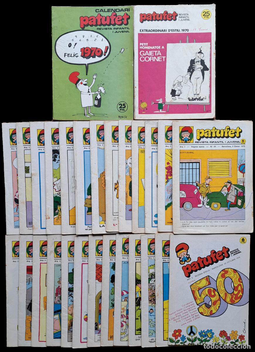 Tebeos: PATUFET. Any 1970 complet + calendari + extra estiu