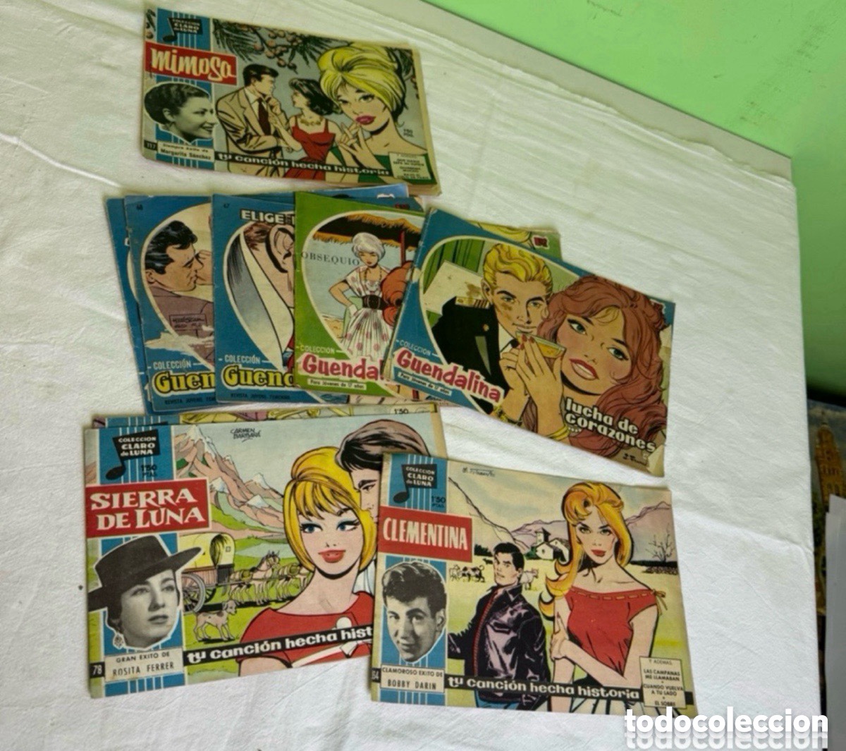 Tebeos: Lote de 9 ejemplares GRACIELA originales toray m&aacute;s almanaque 1961.