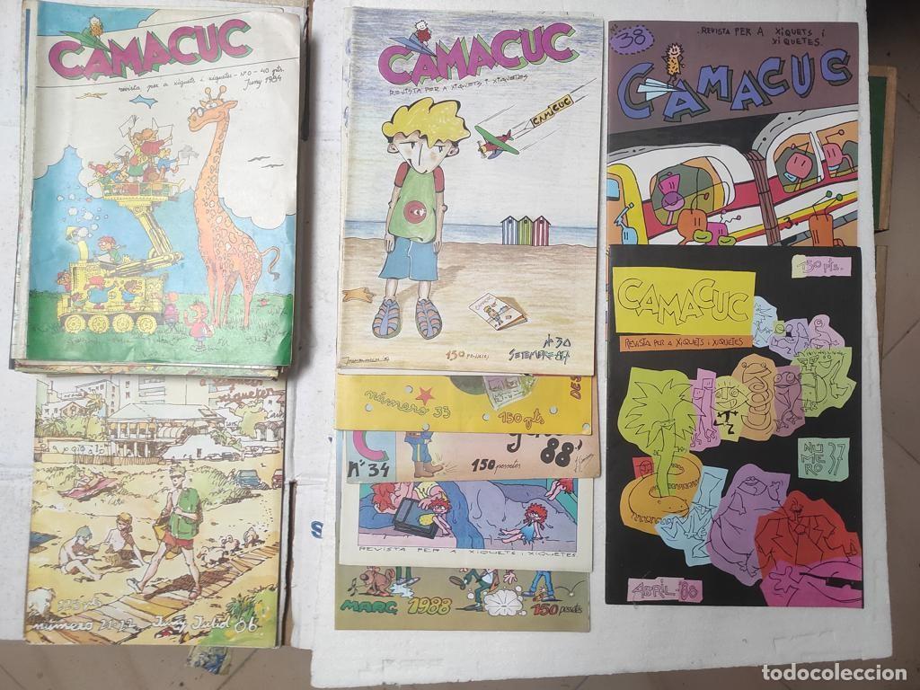 Tebeos: lote 28 CAMACUC, N&ordm; 0 a 21-22 30 33 34 35 37 Y 38 a&ntilde;os 80