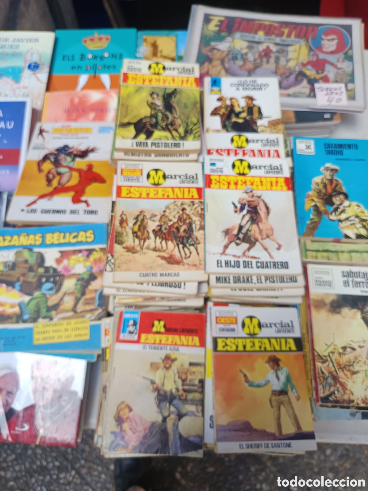 Tebeos: Bolsilibros oeste m.l. Estefan&iacute;a a&ntilde;os 70, (50 )
