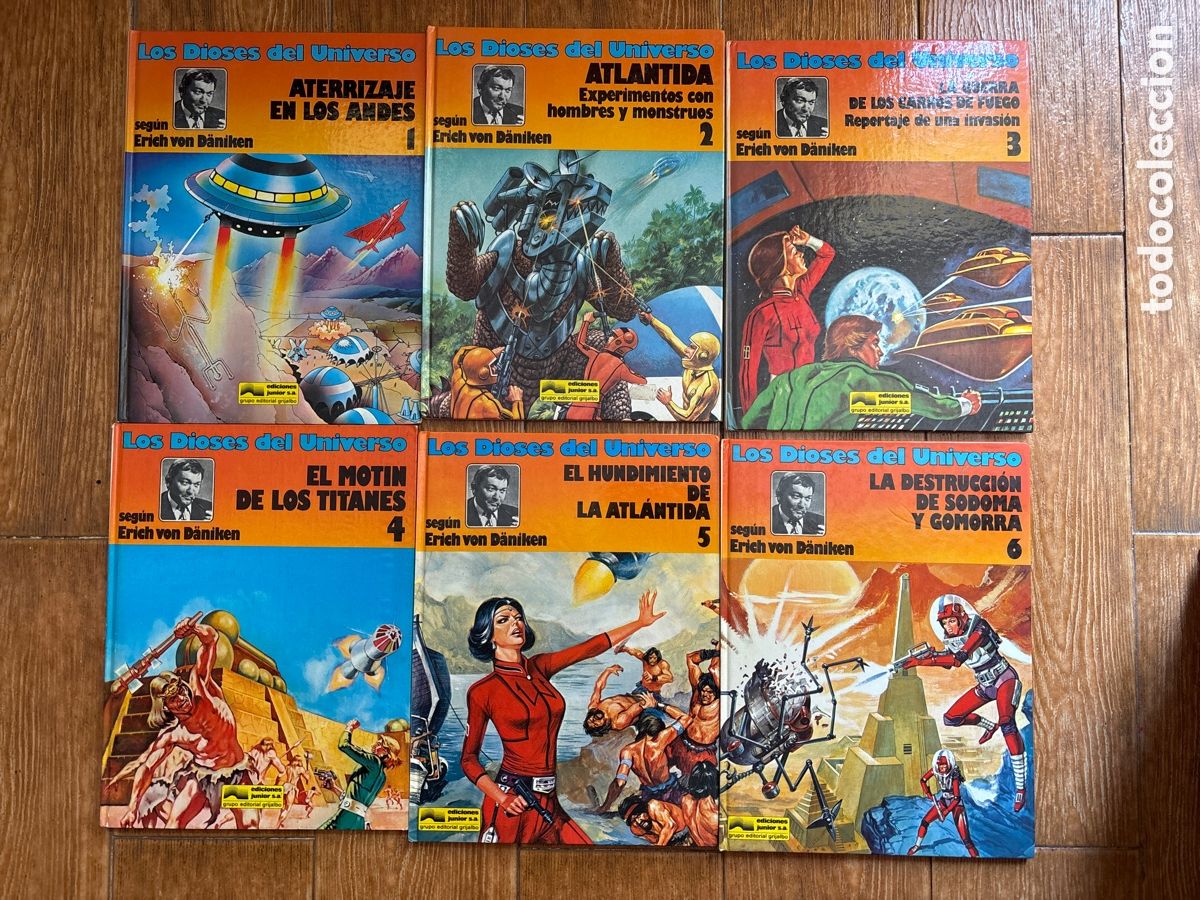 Tebeos: LOS DIOSES DEL UNIVERSO COLECCI&Oacute;N COMPLETA 6 NUMEROS TAPA DURA EDITORIAL GRIJALBO