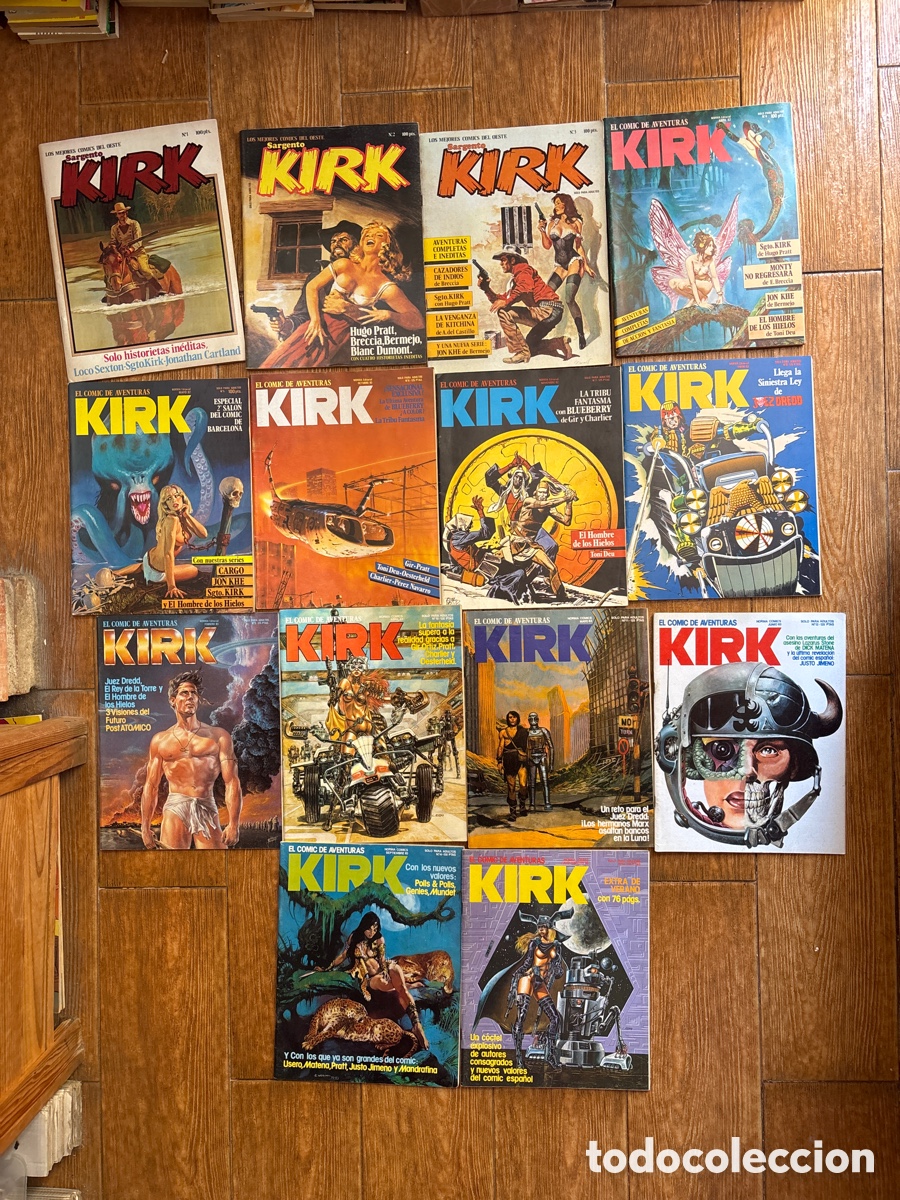 Tebeos: SARGENTO KIRK COLECCION COMPLETA 14 NUMEROS EDITORIAL NORMA