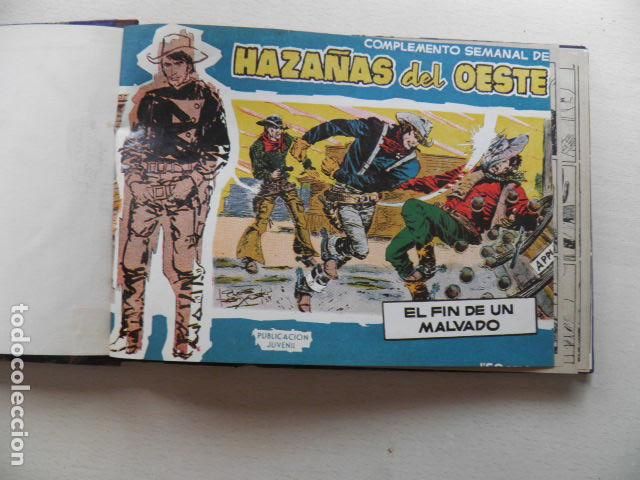 Tebeos: coleccion de haza&ntilde;as de oeste, serie azul.